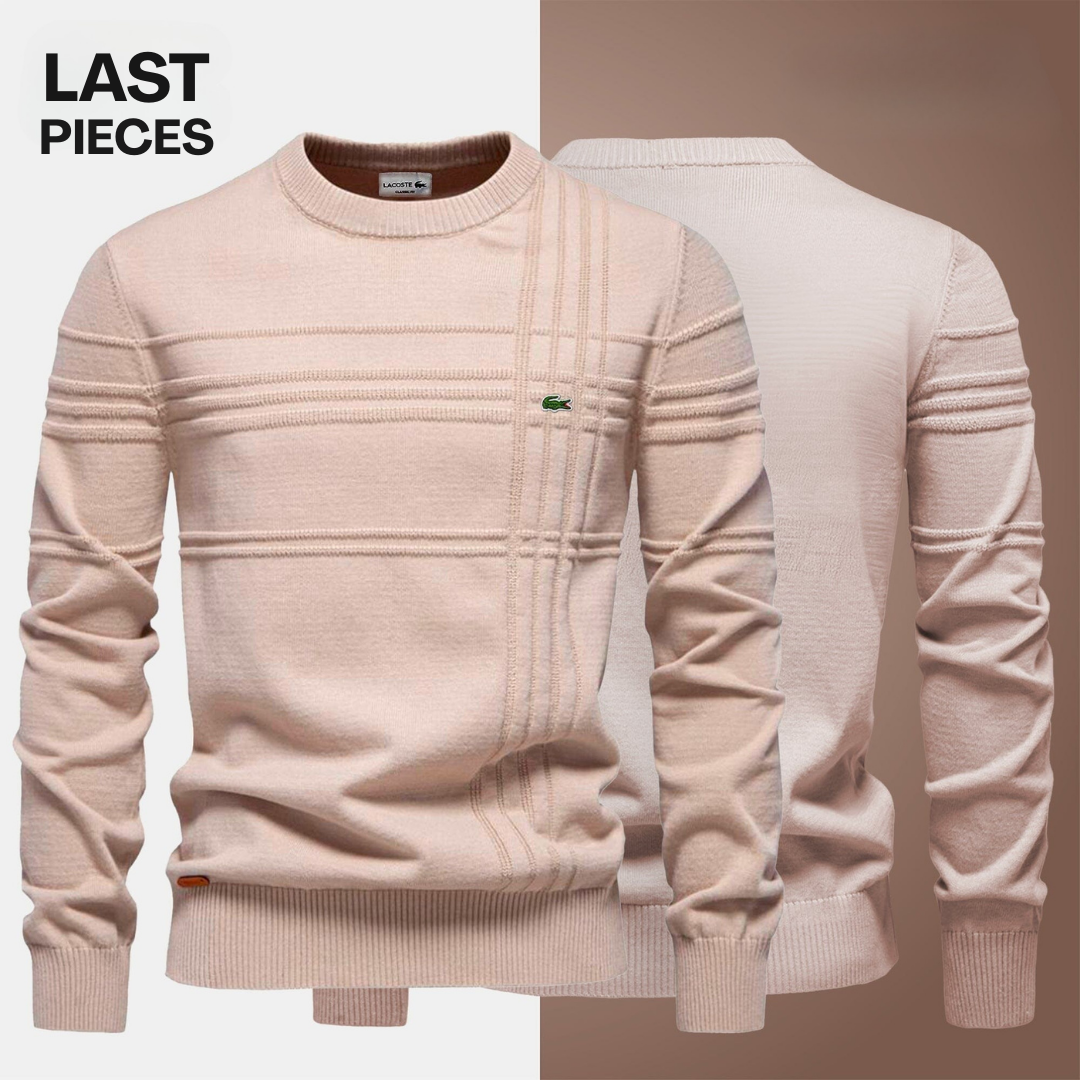 LC Textured Crew Neck Sweater + FREE GIFT