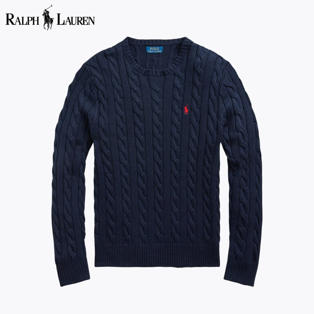 RL Cable-Knit Cotton Jumper – Buy 1, Get 1 Free